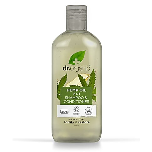 Dr Organic Hennep Olie 2 in 1 Shampoo & Conditioner