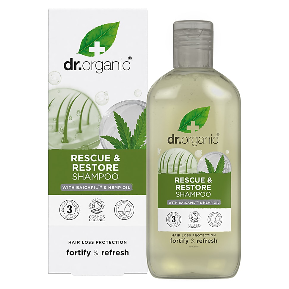 Image of Dr Organic Hennep Olie Rescue Shampoo