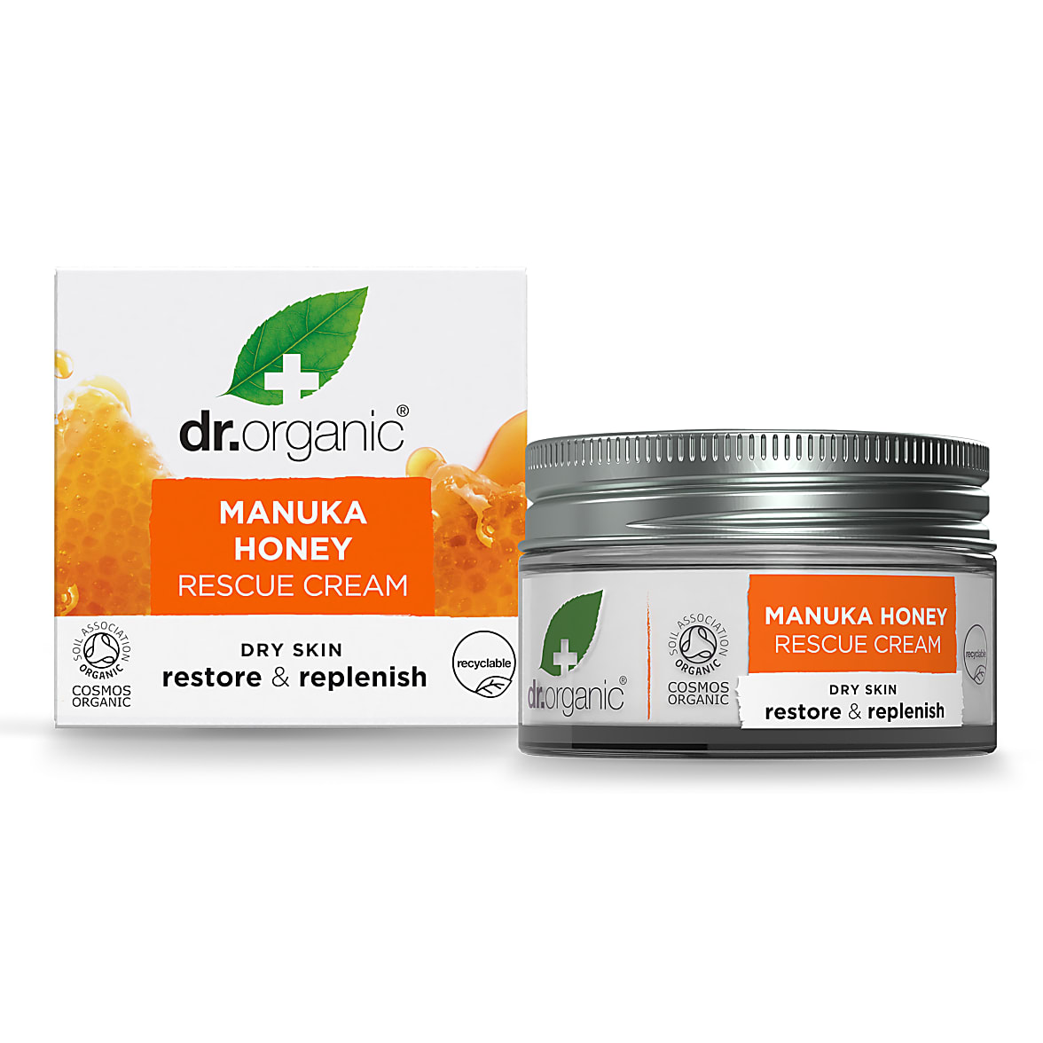 Image of Dr Organic Manuka Honing Rescue Creme