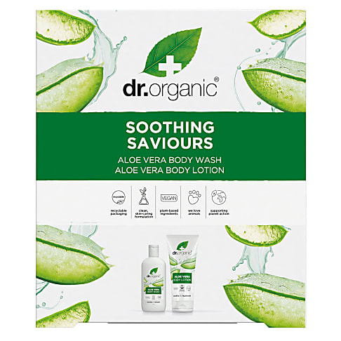 Dr Organic Aloe Vera Soothing Saviours Geschenkset