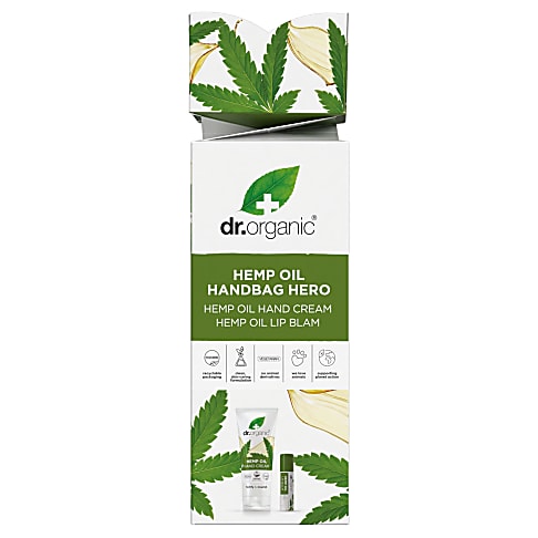 Dr Organic Hennepolie Handbag Hero Geschenkset