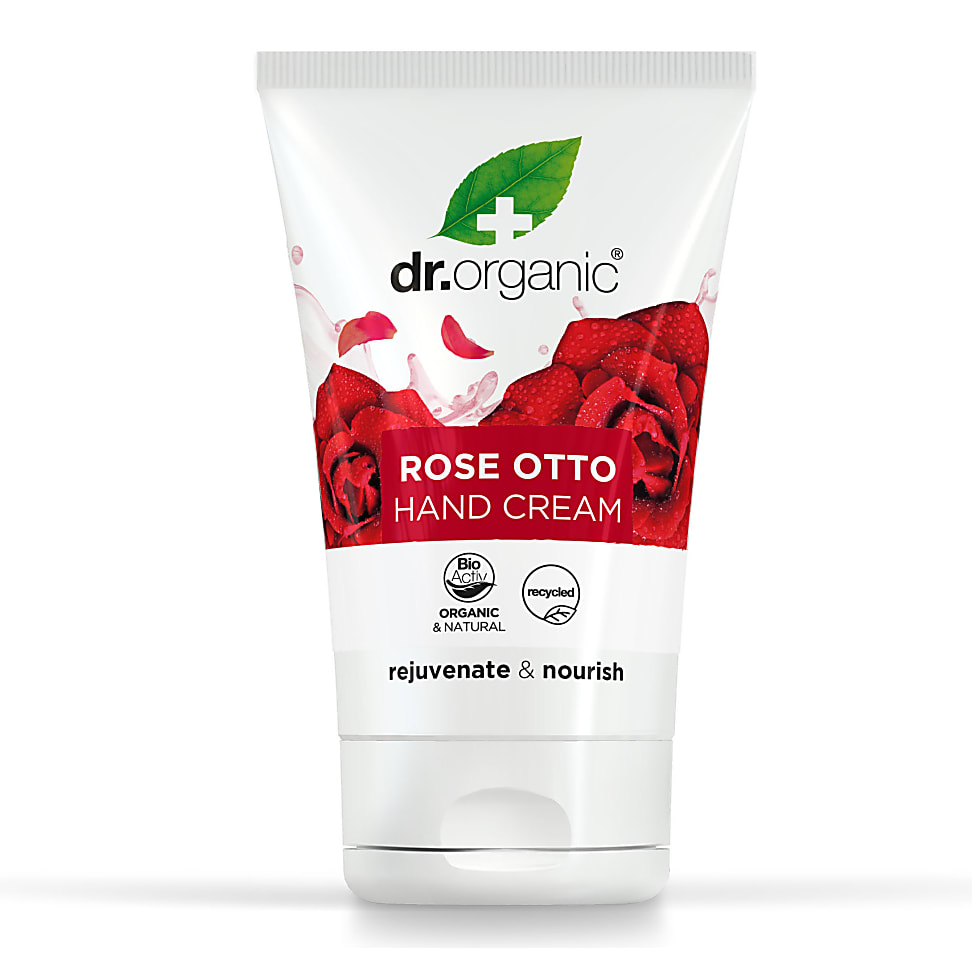 Image of Dr Organic Rozen Otto Hand & Nagel Creme