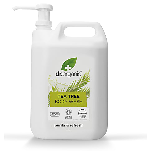 Dr Organic Tea Tree Douchegel - 5L