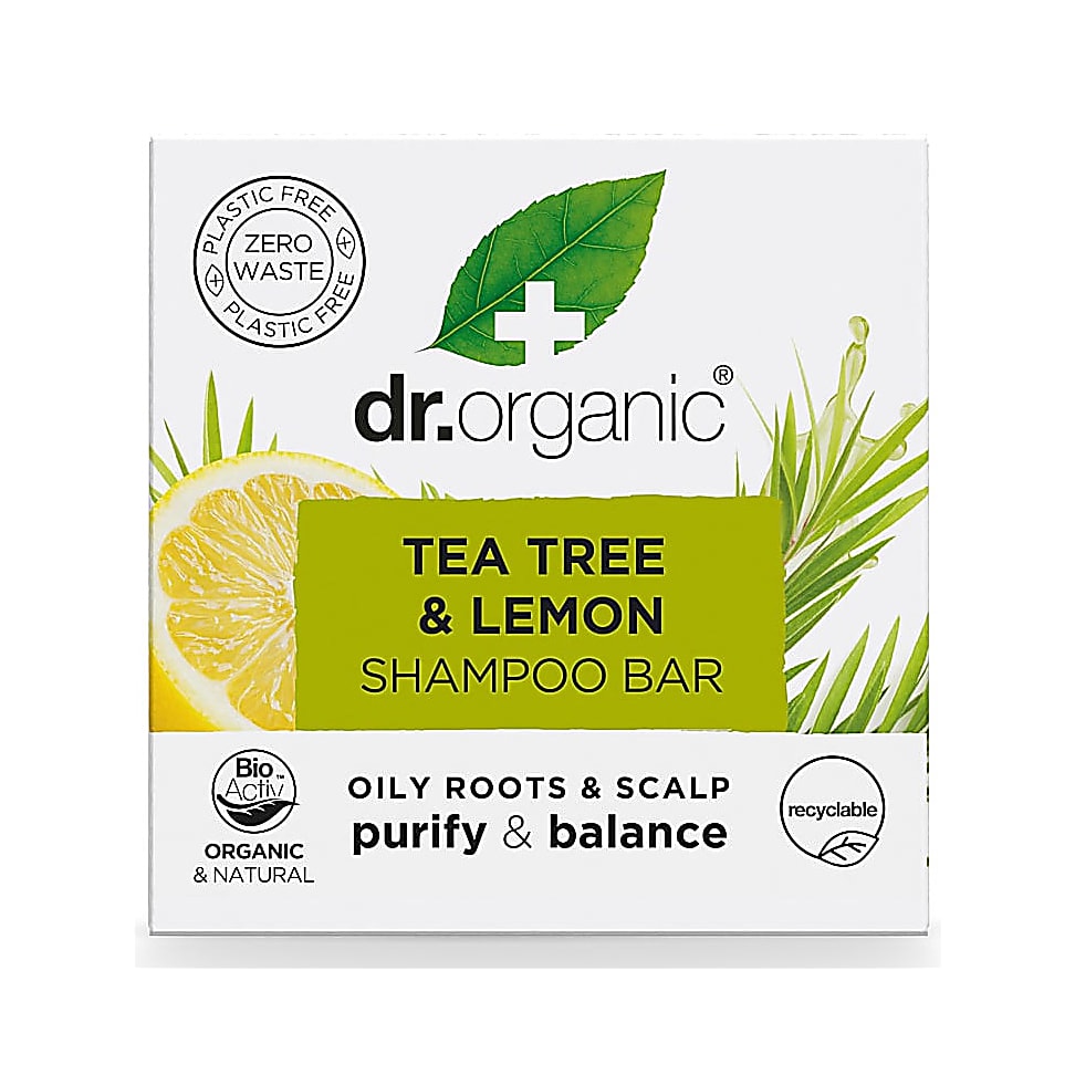 Image of Dr Organic Tea Tree & Citroen Shampoo Bar