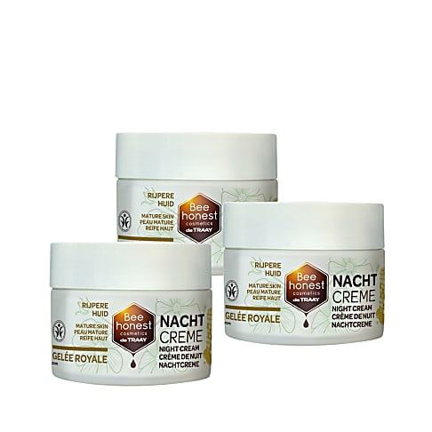 Bee Honest Gelee Royale Nachtcrème Set van 3