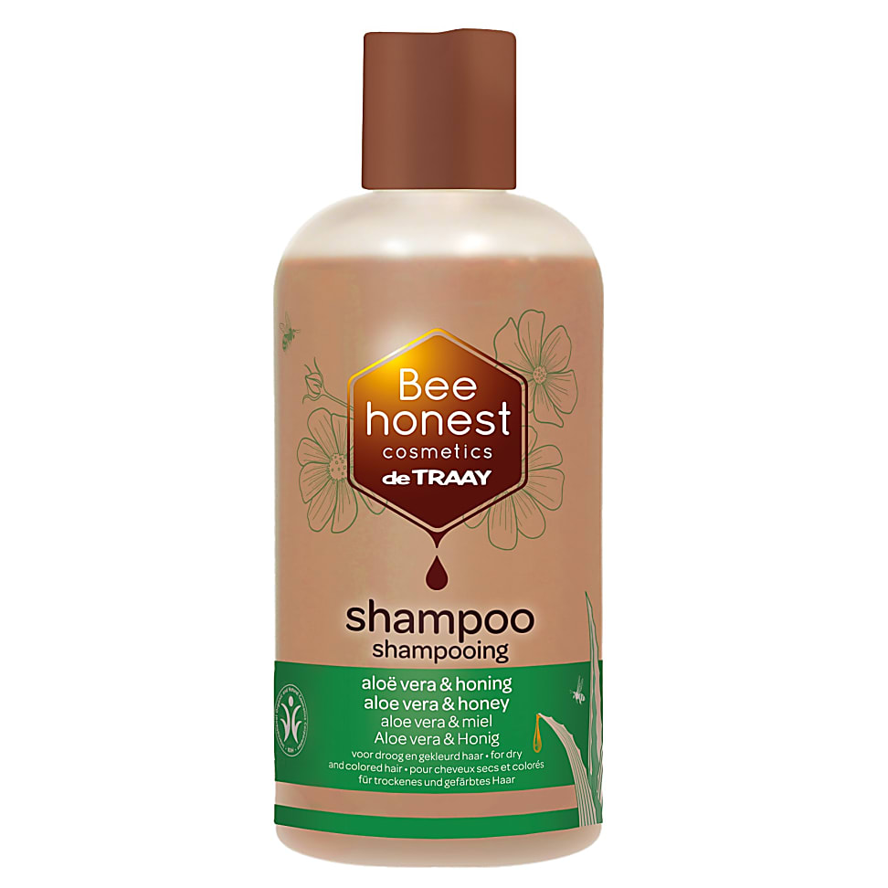 Image of Bee Honest Shampoo Aloe Vera & Honing 250ML droog/gekleurd
