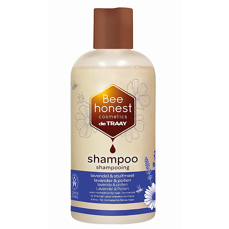 Image of Bee Honest Shampoo Lavendel & Stuifmeel 250ML dun en gevoelig
