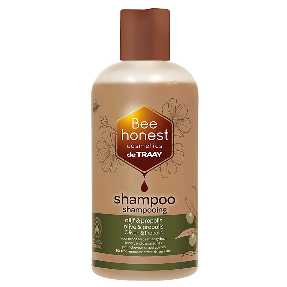 Image of Bee Honest Shampoo Olijf & Propolis 250ML droog