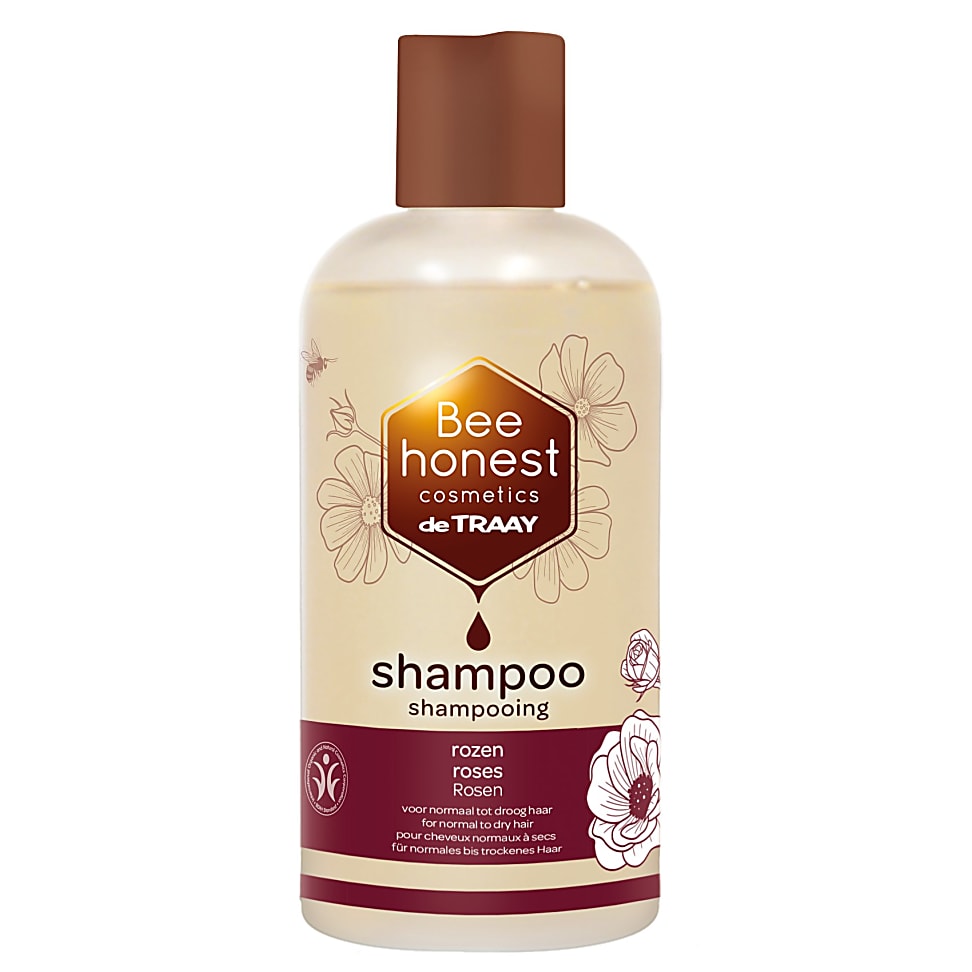 Image of Bee Honest Shampoo Rozen 250ML droog & normaal