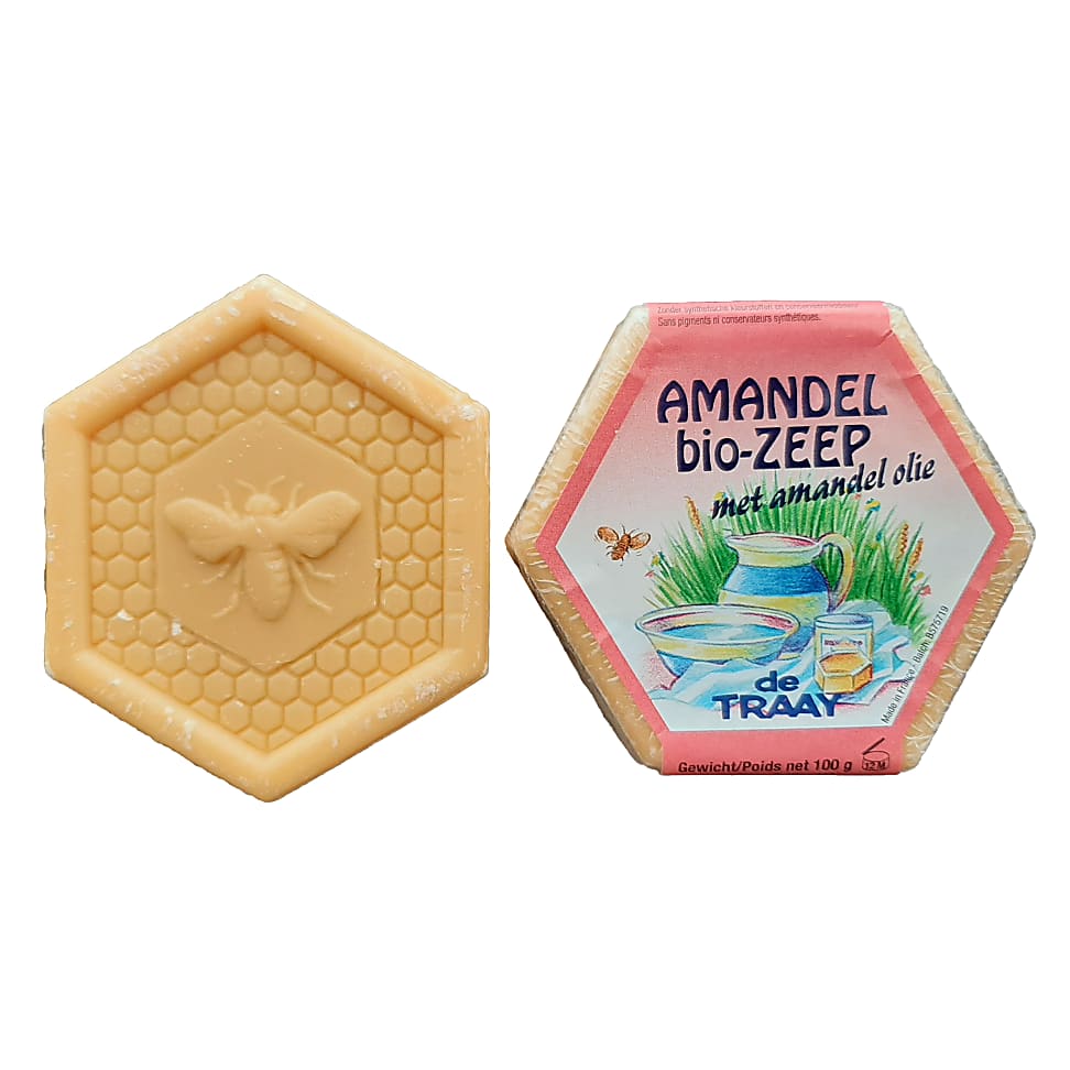 Image of De Traay Bee Honest Zeep Amandel met Amandelolie -100GR