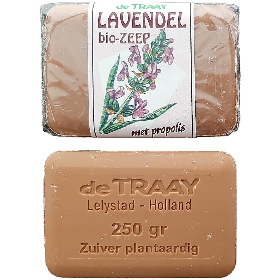 Image of De Traay Bee Honest Zeep Lavendel met Propolis - 250GR