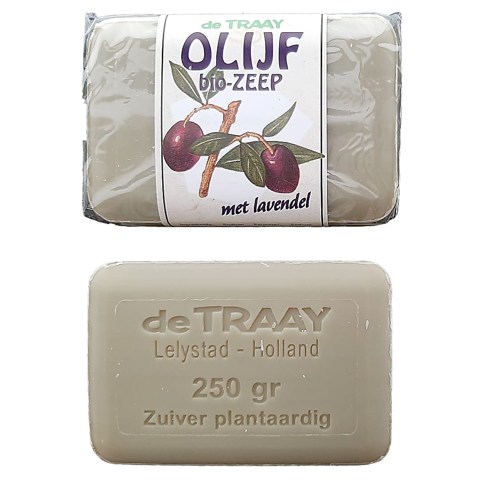 De Traay Zeep Olijf Met Lavendel 250Gr de traay kopen in de aanbieding