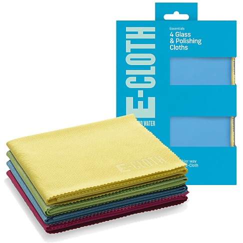 E-Cloth Glas & Polijst Stofdoek (4 Pack)