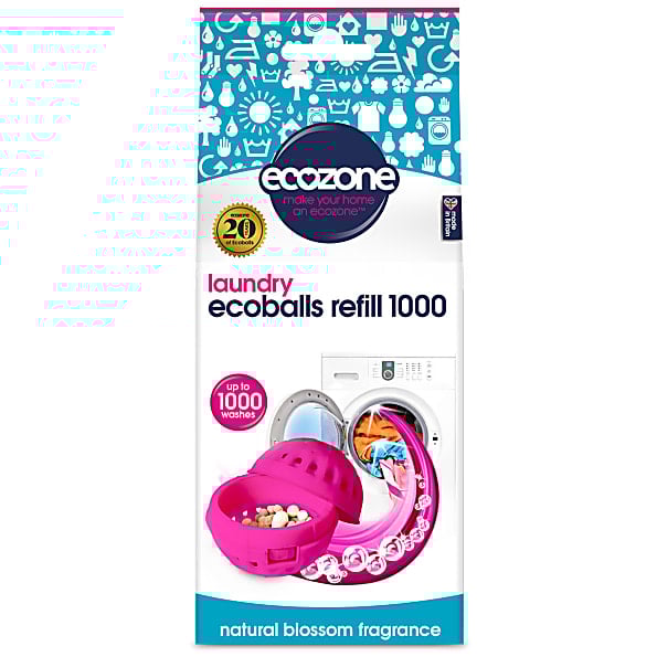 Ecozone Ecoballs Navullingen 1.000 wasbeurten - Natural Blossom 5060101531815