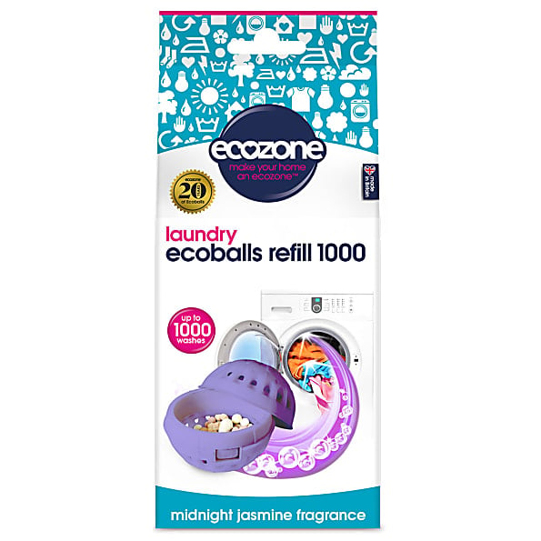 Image of Ecozone Ecoballs Navullingen 1.000 wasbeurten - Midnight Jasmine