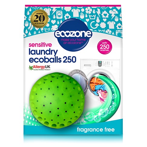 Ecozone Ecoballs 250 wasbeurten - Fragrance Free
