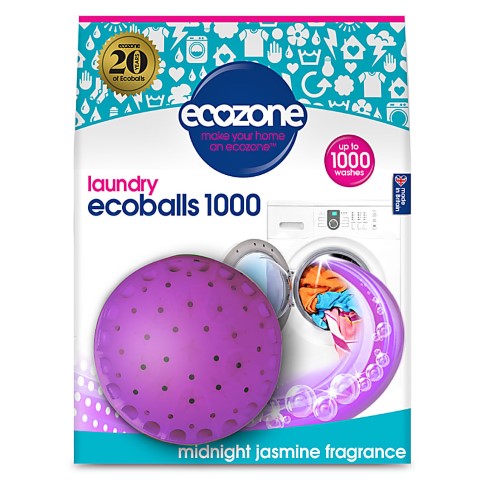 Ecozone Ecoballs 1000 wasbeurten - Midnight Jasmine fragrance