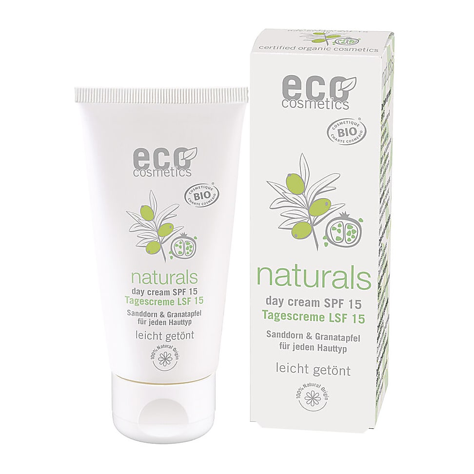 Image of Eco Cosmetics Gezichtcreme Getint SPF 15