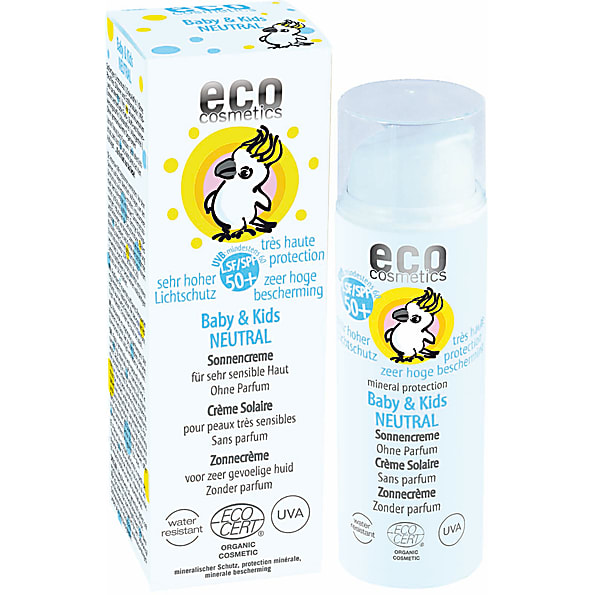 Image of Eco Cosmetics Baby & Kind Zonnebrandcreme SPF50 Neutraal