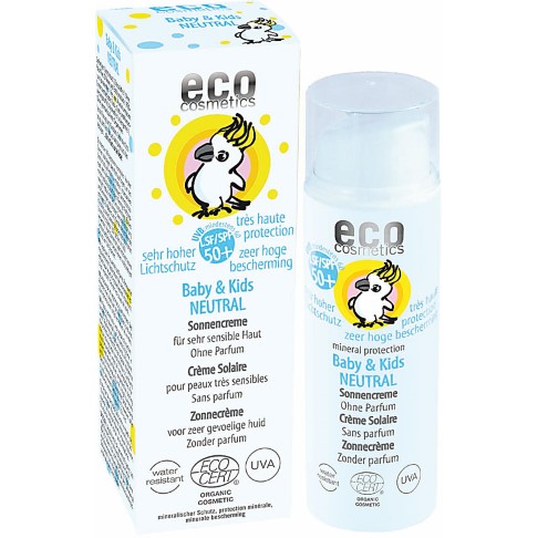 Eco Cosmetics Baby & Kind Zonnebrandcrème SPF50 Neutraal