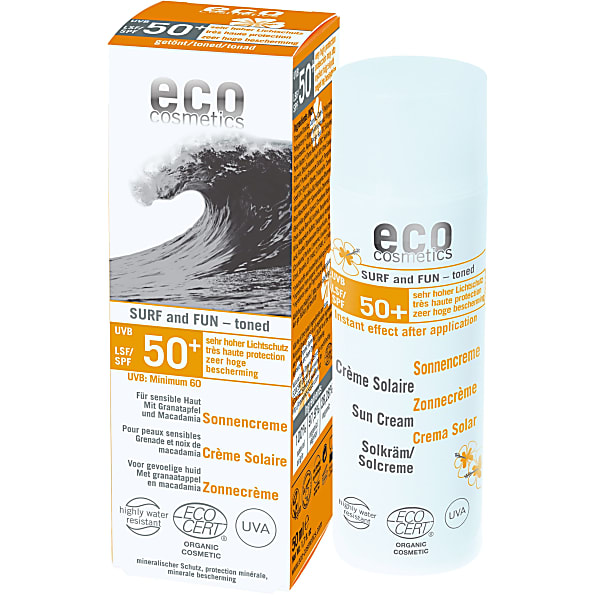 Image of Eco Cosmetics Zonnecreme SPF 50 Surf & Fun