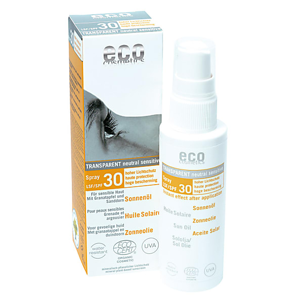 Image of Eco Cosmetics Zonnebrand Olie Spray SPF30