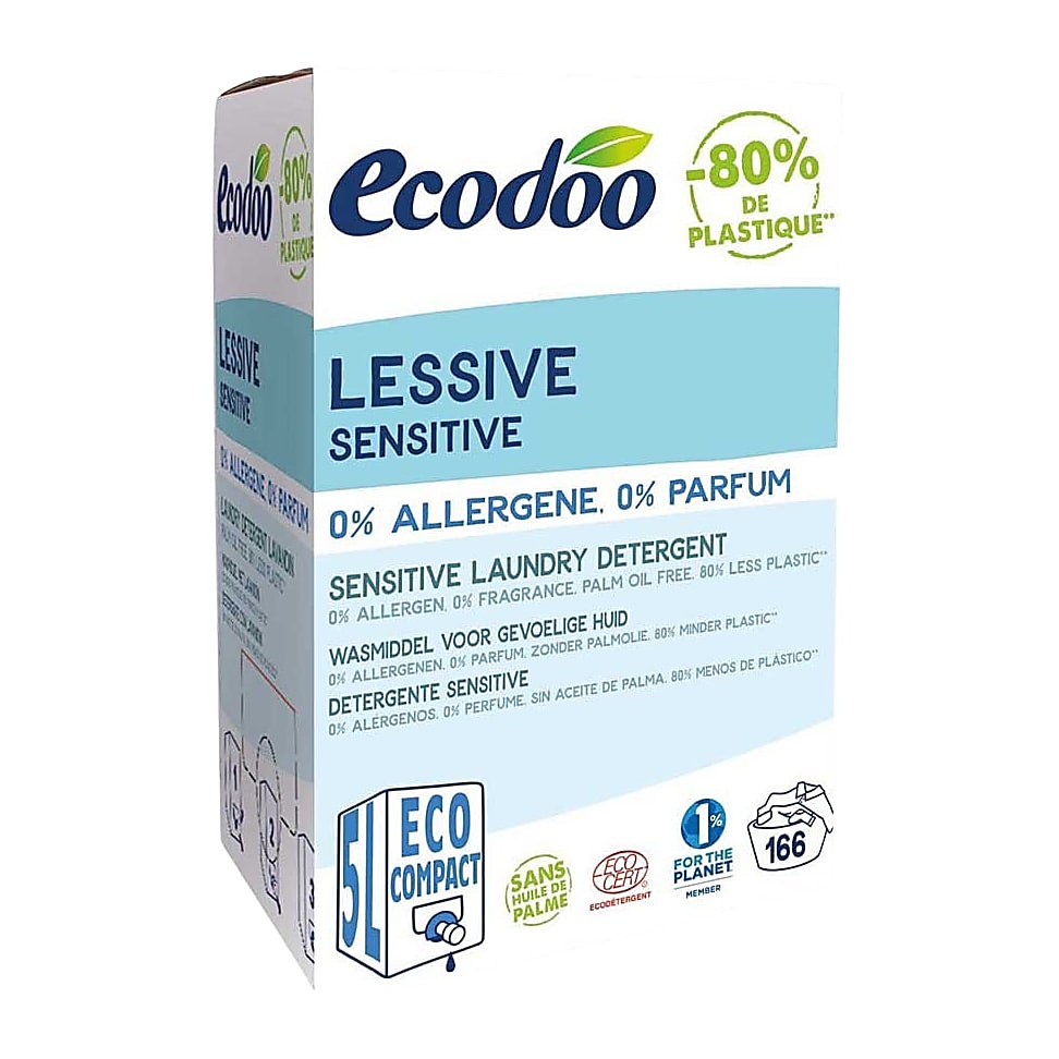 Image of Ecodoo Hypoallergeen Vloeibaar Wasmiddel 5L 166 wasbeurten