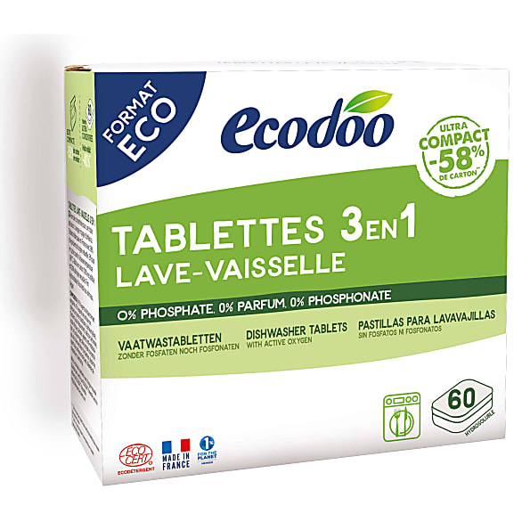 Image of Ecodoo 3 in 1 XL Vaatwastabletten 60stuks