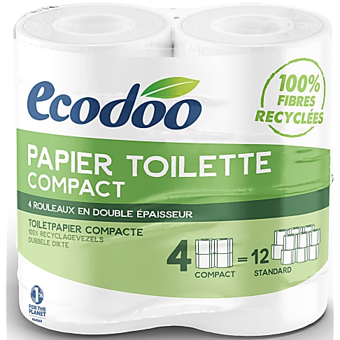 Ecodoo Compact Toiletpapier (4 rollen)