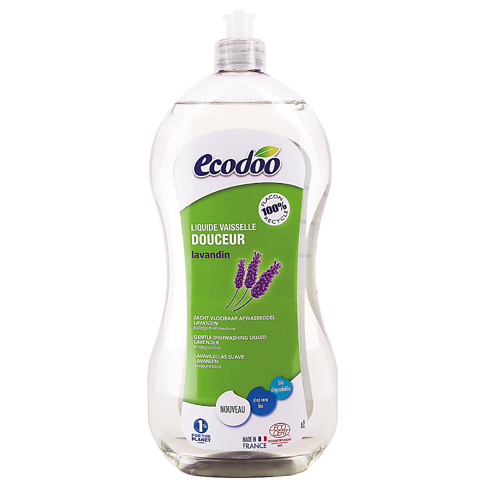 Image of Ecodoo Zacht Vloeibaar Afwasmiddel - Lavendel