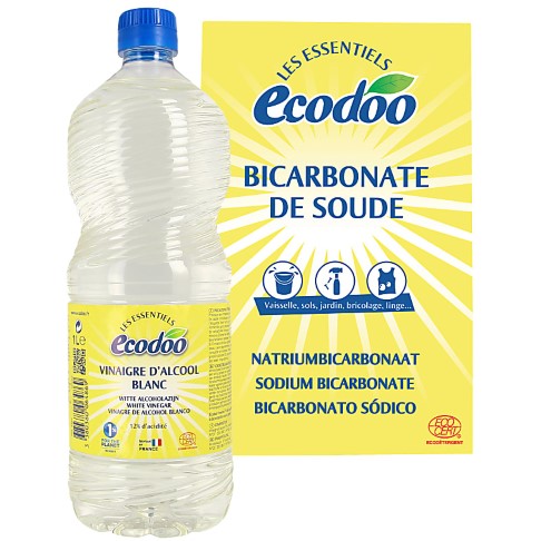 Ecodoo Witte Azijn & Natrium Bicarbonaat Set