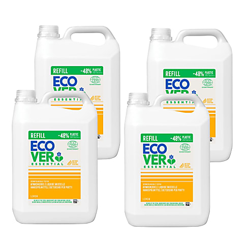 Ecover Essential Afwasmiddel Citroen 5L Refill Bundel