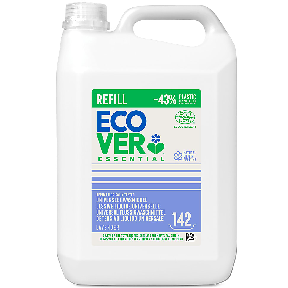 Image of Ecover Essential Geconcentreerd Vloeibaar Wasmiddel Lavendel - 5 l
