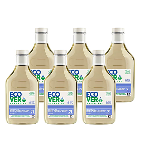 Ecover Essential Geconcentreerd Vloeibaar Wasmiddel Lavendel Bundel (6x1L)