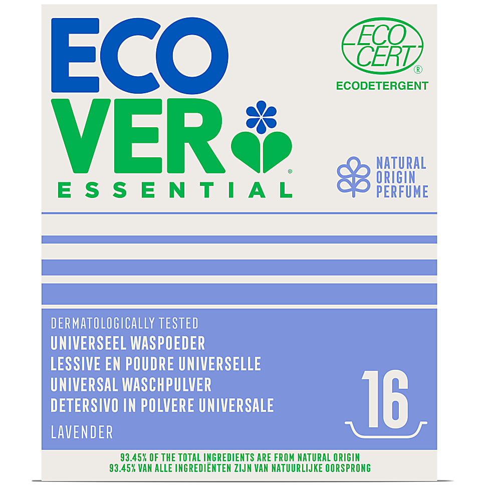 Image of Ecover Essential Universal Waspoeder Lavendel - 1200 g