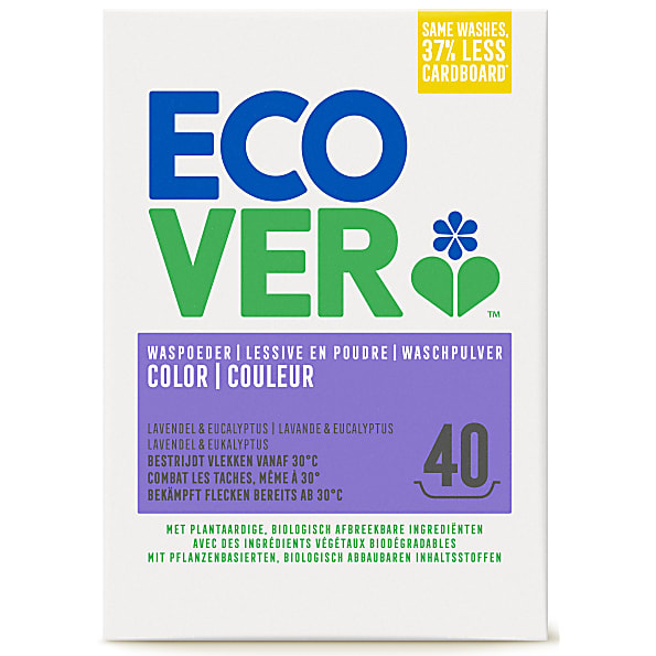Image of Ecover Waspoeder Color 3KG 40 wasbeurten