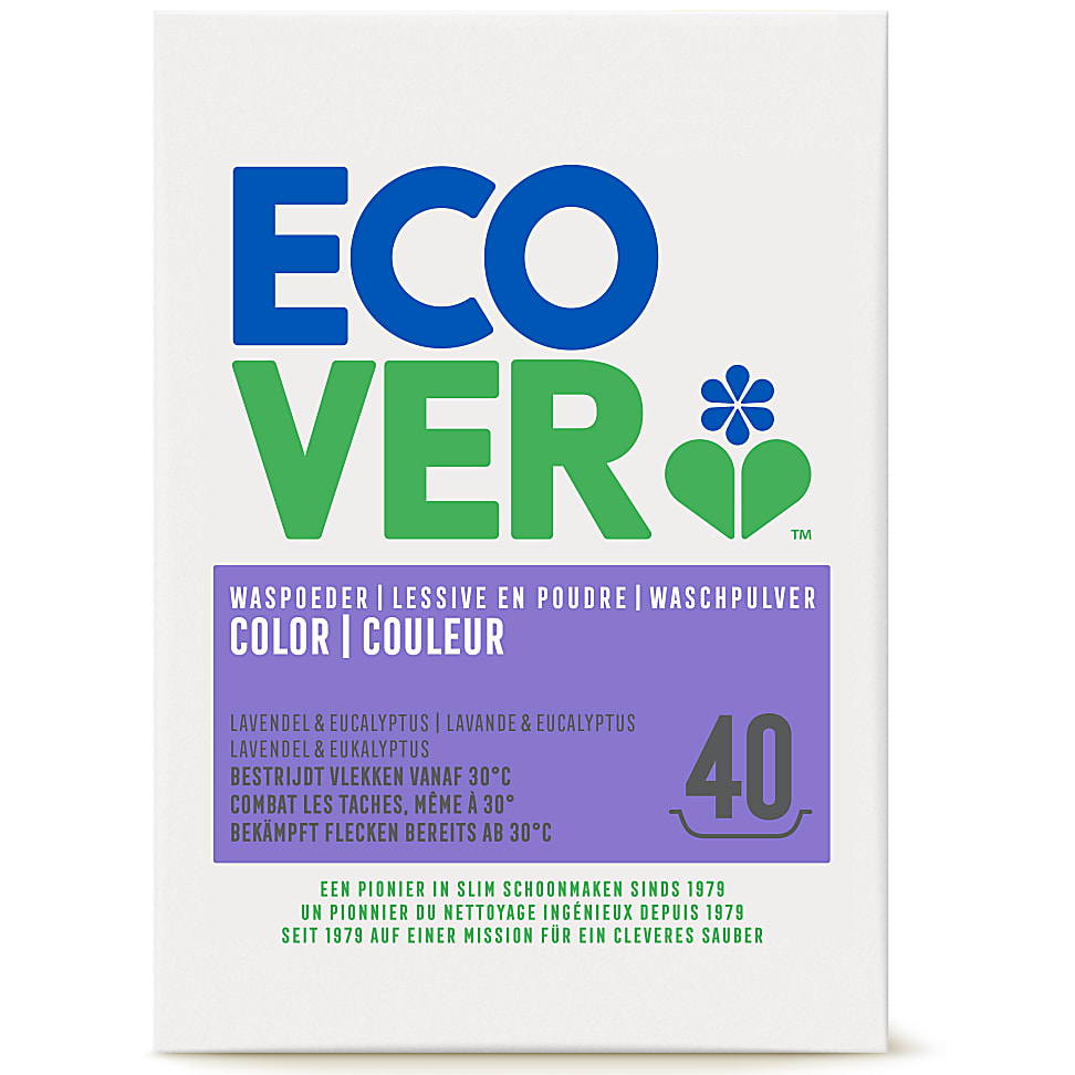 Image of Ecover Waspoeder Color 3KG 40 wasbeurten
