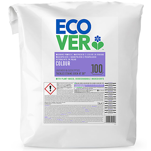 Image of Ecover Waspoeder Color 7,5KG 100 wasbeurten