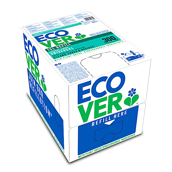 Image of Ecover Vloeibaar Wasmiddel 15L Navulverpakking tot 300 wasbeurten