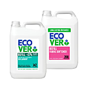 Ecover Wasmiddel & Wasverzachter 5L Refill Bundel