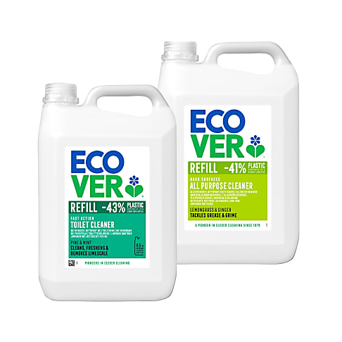 Ecover Allesreiniger & Toiletreiniger 5L Refill Bundel