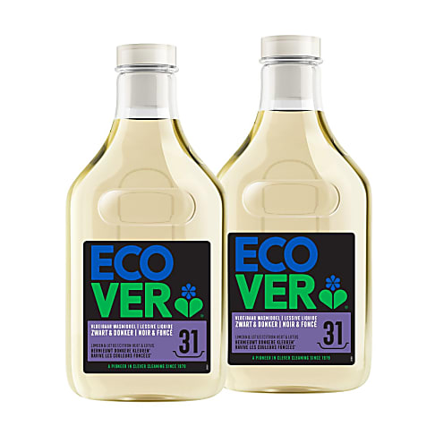 Ecover Vloeibaar Wasmiddel Donkere & Zwarte Was DUO verpakking