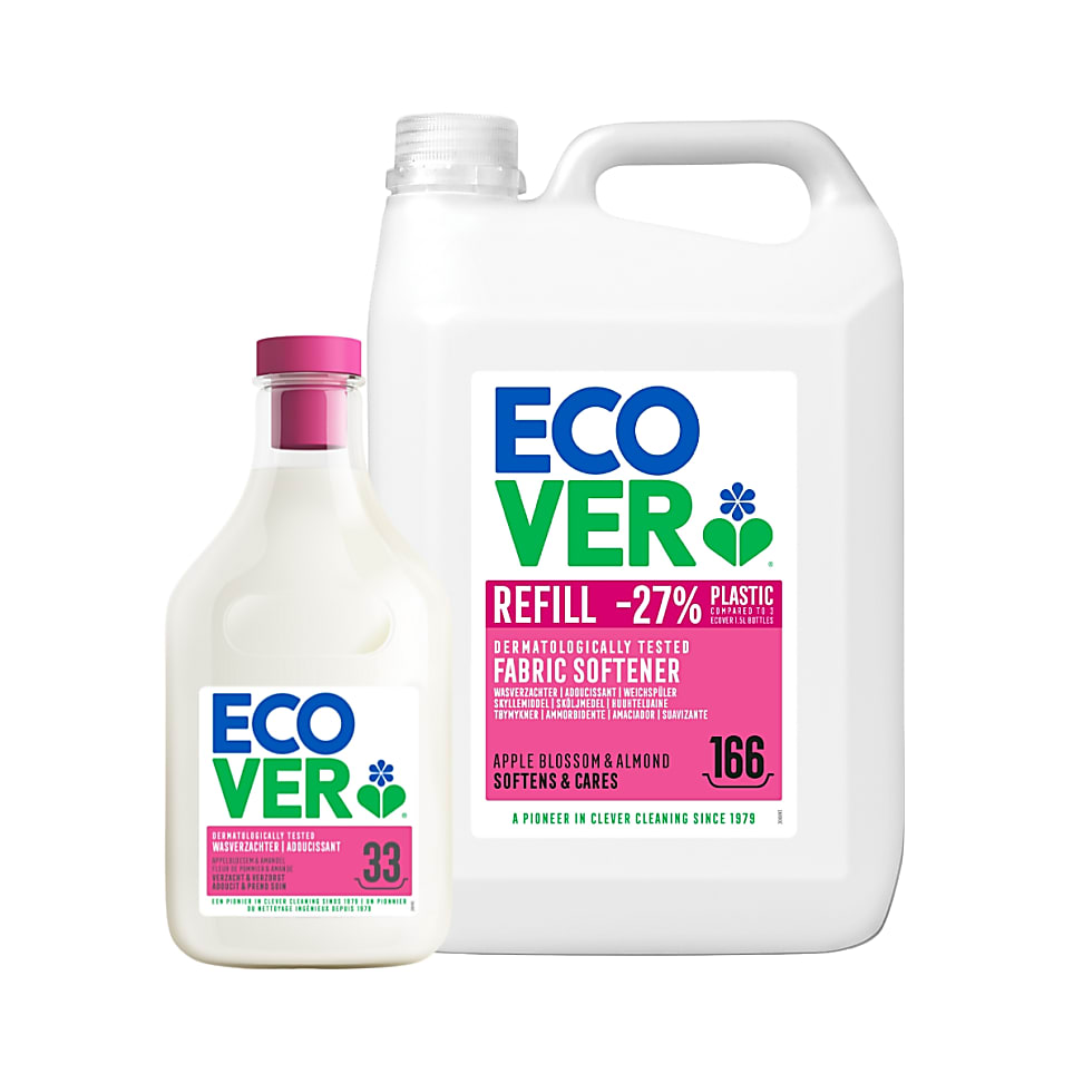 Image of Ecover Wasverzachter Appelbloesem & Amandel Refill Bundel