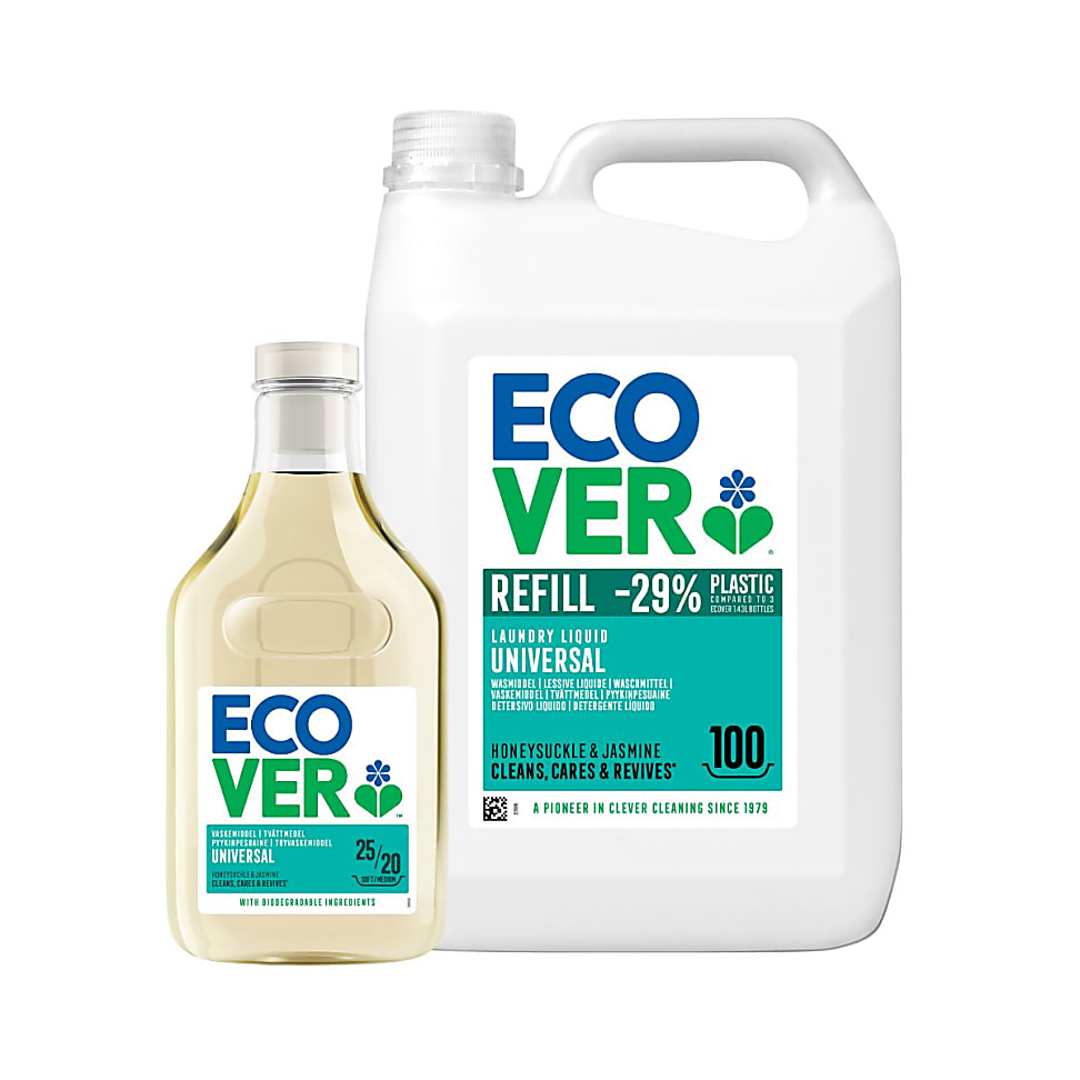 Image of Ecover Vloeibaar Wasmiddel Universal Refill Bundel