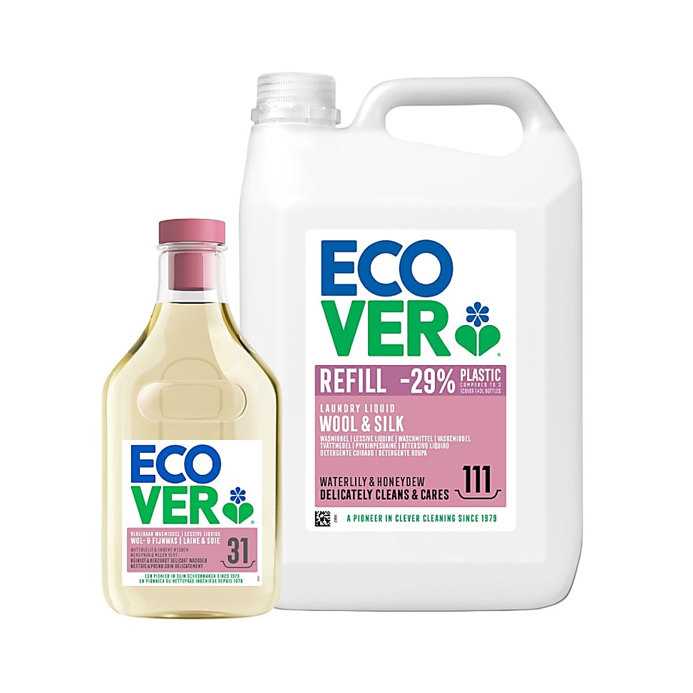 Image of Ecover Wol- en Fijnwasmiddel Refill Bundel