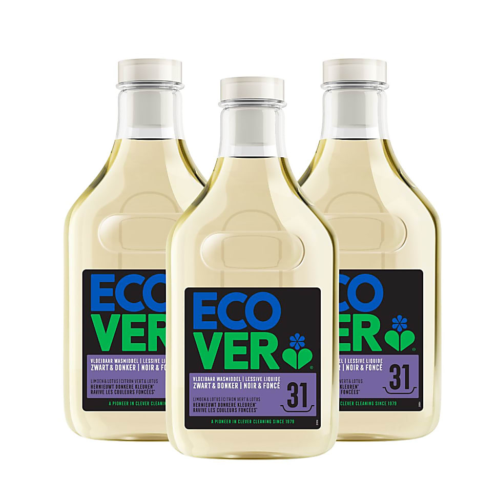 Image of Ecover Zwarte en Donkere Was Pack 84 wasbeurten