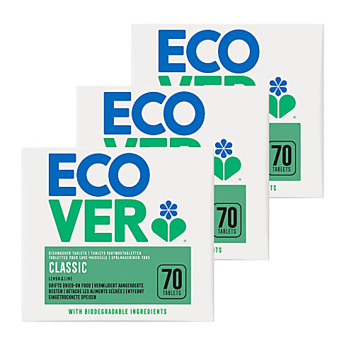 Ecover XL Vaatwastabletten Pack (3x70 tablets)