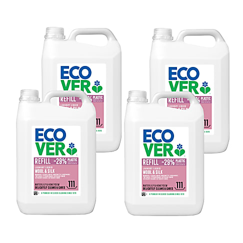 Ecover Wol & Fijnwasmiddel 5L Refill Bundel