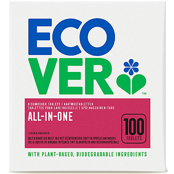 Image of Ecover Vaatwastabletten - All in One - 100 tablets