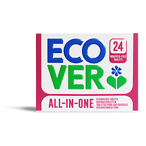 Ecover Plasticvrije All In One Vaatwastabletten (24 stuks)